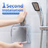 Velmade Shower Mirror Shower Mirror Fogless for Shaving-No Fog Shower Mirror 360 Degree Swivel-Waterproof Large Shower Mirror Rust-Resistant Shower Mirror Fogless for Bathroom-NO Drilling-Chrome