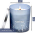 White Sage Sea Salt Candle | Sage Candles for Cleansing House | Candles for Home Scented | Sage Candle, Scented Candles for Men & Women, Energy Cleansing Candle, Relaxing Aromatherapy Scented Candle