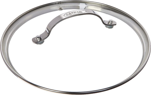 Gotham Steel Clear Tempered Glass Vented Lid - Prevents Pots and Pans from Messy Spillovers (9-inch Lid)