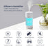 Portable Humidifiers Car Humidifier Cool Mist Humidifying for Kids Rooms Travel Office Bedroom with High and Low Mist Settings 7 Colors Night Light Auto Shut-Off 250ml