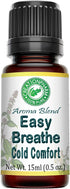 Easy Breathe Essential Oil Blend with Peppermint, Eucalyptus, Clary Sage, Rosemary, Cedar, Aromatherapy by Creation Pharm