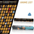 SarahHey Top 100 Anime Scratch Off Poster - Anime Merch Stuff Bucket List Great Christmas Gifts For Women and Men(16.5'' x 23.4''), Black