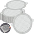 Disposable Hair Catcher for Shower Drain , 25 Pack, 3 1/2 Inch Mesh Shower Drain Covers, Stick on Bathroom Hair Catchers Drain Protector