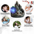INONE Incense Burner with 150 Cones, Waterfall Backflow Incense Holder, Aromatherapy Ornament, Zen Decor, Home Decor, Room Decor