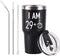 29 Plus One Middle Finger Mug Tumbler for Men Women, Funny Turning 30 Years Old Bday Tumbler Idea for Wife Friends Sister Coworker, 30 Oz Stainless Steel Insulated Travel Tumbler, Black