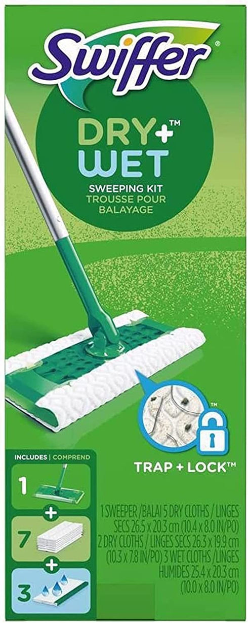 Swiffer 75725 Swiffer Sweeper Dry + Wet Sweeping Kit