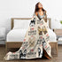 French Bulldog Print Blanket Super Soft Throw Blanket Warm and Cozy Bed Blankets Decorative for Bedroom Sofa 50"X40"