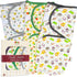 Baby Swaddle Blanket Wrap 3 Pack - Adjustable 100% Cotton Baby Swaddle Sacks - Cute Newborn Velcro Swaddles for Boy & Girl 0-3 Months - Infant Swaddling Sleep Sacks - Unisex Swaddlers Gift Set