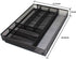 JANE EYRE Sturdy Utensil Drawer Organizer, Cutlery Tray, Silverware/Flatware Storage Divider for Kitchen, Mesh Designing with Non-slip Rubber Feet (Black)