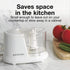 Proctor Silex Durable Mini Food Processor & Vegetable Chopper to Chop, Puree & Emulsify, 1.5 Cup, White
