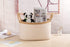 Rope Basket with Long Handles, Woven Basket, Baby Kids Room Toy Storage, Portable Hampers, Towel Storage Basket Woven Rope Basket, Nursery Hampers, Dog Toy Basket, (M Square 24 cm 28 cm 42 cm)