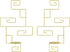 QIKADSEN Wall Candle Sconce Wall Decorations for Living Room, Dining Room, Set of 2 (Gold)