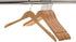 Quality Semi Curved Wooden Suit Hangers, 20-Pack Smooth Finish Solid Wood Coat Hanger with Swivel Hook, Jacket, Pant, Dress Clothes Hangers (Natural, 20)