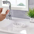 YININE Soap Dish, Marble Look Bar Soap Holder Oval Soap Sponge Tray Soap Case Box Saver for Bathroom Shower Kitchen Sink- White Marble Look