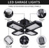 2 Pack LED Garage Lights,80W Deformable Led Garage Ceiling Lighting 8000LM E26 Daylight 6000K LED Garage Lighting Super Bright Adjustable Garage Light for Garage,Warehouse