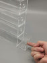 JING CAI Clear cosmetic Makeup and Jewelry and pencils Storage Case Display ,4drawers - Spacious Design - Great for Bathroom, Dresser, Office desk organizer, Vanity and Countertop