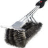 Kona Grill Brush and Scraper - 18" Premium Deep Clean BBQ Accessories Tool, Makes Grill Cleaning Easy - Safe for All Grill Types - Stainless Steel Bristles