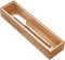 iDesign 41850 InterDesign Stackable Box-Bamboo, 3 x 12 x 2 Formbu Drawer Organizer - 3" x 12" x 2", 3" x 12"