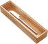 iDesign 41850 InterDesign Stackable Box-Bamboo, 3 x 12 x 2 Formbu Drawer Organizer - 3" x 12" x 2", 3" x 12"