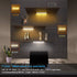 132 LED Closet Light, Under Cabinet Lighting Battery Operated Motion Sensor Cabinet Lights,Super Bright USB Rechargeable LED Night Light for Kitchen, Stairs,Wardrobe