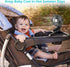 SkyGenius Battery Operated Stroller Fan, Rechargeable USB Powered Mini Clip on Desk Fan