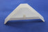 Berta (40 Pieces) 90 Degree Cabinet Triangle Bracket, Plastic White Corner Support Braces