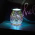 COOSA 3D Glass Electric Wax Melt Warmer Scented Wax Warmer Candle Warmer,Fragrance Night Light,Ideal for Home Office Aromatherapy (2 Warm Light Bulbs Included)