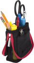 Five Star Pencil Pouch, Pen Case, Fits 3 Ring Binder, Stand 'N Store, Black/Red (50516CE8)