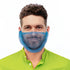 ABC Blue Polypropylene Beard Covers 18 Inch, Pack of 100 PP Disposable Beard Guards, Pleated Industrial Grade Beard Net Protectors, Beard Hair Nets, Facial Lightweight Hair Covering for Food Service