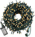 Outdoor Christmas Lights, 105FT 300 LED Christmas Tree Lights Indoor with 8 Modes, End-to-End Plug - UL Certified - Waterproof Fairy String Lights for Xmas Tree Decorations Garden Party, Warm White