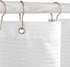 JINCHAN Black and White Shower Curtain Fabric Shower Curtain for Bathroom Modern Black Striped Shower Curtain Summer Waterproof in Bath 70x72 inches Long Shower Curtains Set with Curtain Hooks 1 Panel