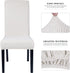 SearchI Dining Room Chair Covers Soft Stretch Removable Kitchen Parson Chair Slipcovers Set of 6 Chair Seat Protective Covers for Dining Room, Wedding, Banquet, Party, Decoration