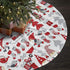 Gnomes Design Challenge Christmas Tree Skirt,36 Inch Christmas White Fluffy Tree Skirt for Christmas Decorations for Xmas Party and Holiday