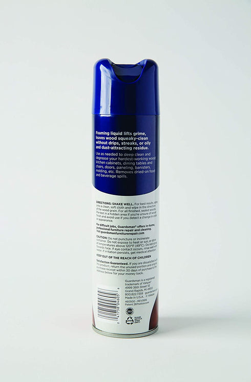 Guardsman Deep Clean - Purifying Wood Cleaner - 12.5 oz Streak Free, Doesn't Attract Dust 460500,Original Version,12 oz