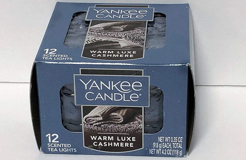 Yankee Candle Warm Luxe Cashmere 12 Tea Lights