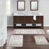 Uphome Bathroom Rugs 18x25 inch Boho Bath Mat Non-Slip Moroccan Geometric Farmhouse Bath Rug Soft Microfiber Machine Washable Floor Mats for Bathroom Tub Sink Shower