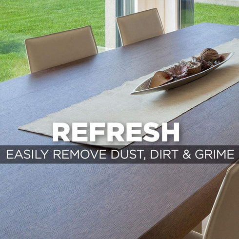 Weiman Wood Cleaner and Furniture Polish Spray - 16 Fluid Ounce (Microfiber Cloth)