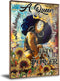 African American Wall Art Black Queen Poster African Women Portrait Poster Sunflower Black Queen Women Print Paintings Abstract Black Women Posters for Bedroom Decor 16x24 Inch Unframed