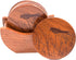 Wooden Coasters for Coffee Table NOT Moisture Absorbing, Drink Coasters for Wooden Table, Natural Wooden Coasters with Holder, Table Coasters for Wood Table, 3.9 in Diameter, 7pcs