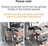 54mm Espresso Dosing Funnel, MATOW Stainless Steel Coffee Dosing Ring Compatible with 54mm Breville Portafilter
