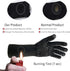 932„‰ Extreme Heat Resistant BBQ Gloves, Food Grade Kitchen Oven Mitts - Flexible Oven Gloves, Silicone Non-slip Cooking Hot Glove for Grilling, Baking (Blue, Palm Width 3.8 in)