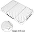Baking Cooling Racks Pack of 4 -16.6''x11.6'', P&P CHEF Stainless Steel Wire Cooking Rack for Oven Use Cooling Drying Roasting, Non-toxic & Easy Clean, Fits Half Sheet Pan