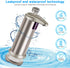 Soap Dispenser, Touchless Automatic Soap Dispenser, Waterproof Base Stainless Steel Infrared Sensor Type Adjustable Soap Dispenser for Family Restaurants