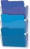 Officemate Unbreakable Wall File, Letter/A4 Size, Clear, 3 Pack (21654)