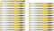 Sargent Art 24 Count Yellow Glitter Gel Pens, Non-toxic, Magical Ink Pens, Art Marker Pens For Drawing, Journaling, Doodling, Adult Colouring Books
