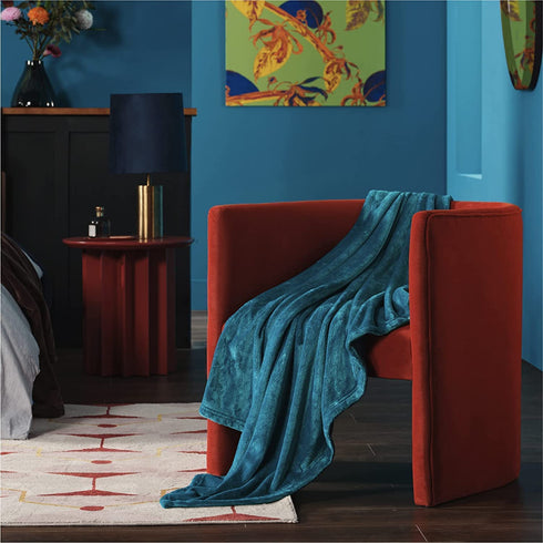 Bedsure Fleece Blanket Twin Blanket Teal - 300GSM Soft Lightweight Plush Cozy Twin Blankets for Bed, Sofa, Couch, Travel, Camping, 60x80 inches