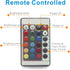 Sunyel Submersible LED Lights, 16 Colors 4 Modes Battery Powered RGB Floral Lights with 24-Key Remote (4-Pack)