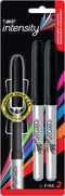 BIC Mark-It Permanent Marker, Fine Point, 2 Count, Black (GPMP21-Blk)