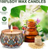 Arosky 8 x 4.2 Ounces Scented Candle Gift Set, Pure Soy Wax Aromatherapy Candles Essential Oils for Home and Women