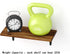 BAMEOS Floating Shelves, Rustic Wood Wall Storage Shelves, Wall Mounted Shelf Organizer Set of 3 for Living Room, Bedroom, Kitchen, Bathroom, Office